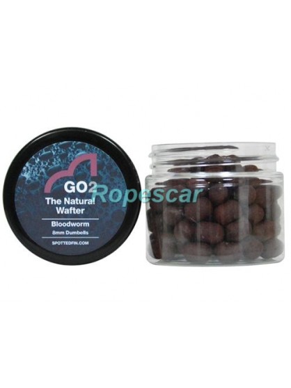 Pelete GO2 The Natural Wafters Bloodworm 8mm. - Spotted Fin